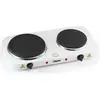 Image de Tristar Plaque de cuisson double feu, Plaque de cuisson amovible, Blanc