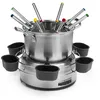 Image de Princess Kit Appareil à Fondue Familial 1,2 L-Habillage Acier Inoxydable, Argent
