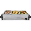 Image de Tristar Serviteur de buffet, Chauffe-plats, Noir, Multicolore, Argent
