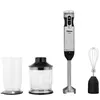 Image de Tristar MX-4829 Mixeur plongeant 1000 W avec verre doseur, réglage de la vitesse en continu, fonction turbo acier inoxydable, noir