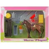 Image de Kids Globe Farming Kids Globe Set de jeu avec cheval et accessoires, 13 cm