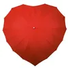 Image de Impliva parapluie en forme de coeur ouverture main 110 cm rouge