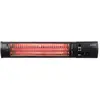 Image de Eurom Chauffage de terrasse Golden Shadow 1500 1500 Watt, Radiateur infrarouge, Noir