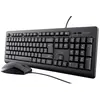 Image de Trust Primo Keyboard And Mouse Set Fr (FR, Filaire), Clavier, Noir