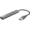 Image de Trust HALYX 4 PORT USB 3.2 GEN1 HUB (USB-A, 4 ports), Station d’accueil + hub USB, Noir