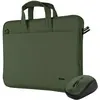 Image de Trust Bologna Bag And Mouse Set Green (16", Universel), Sac pour notebook, Vert