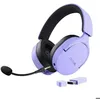 Image de Casque de jeu sans fil GXT491P Fayzo, violet violet