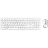 Image de Trust Ody II Keyboard and Silent Wireless Mouse Pack White AZERTY (FR) (FR, Sans fil), Clavier, Blanc