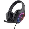 Image de Trust GXT 419 Rayne Casque Gaming Léger pour PC Console, Éclairage LED Alimenté par USB, Transducteurs 50mm, Jack 3.5mm, Noir