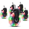Image de Trust GXT701 LED Gel Chair Wheels, Chaise gaming, Noir