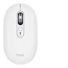 Image de Trust Seron - Souris - droitiers et gauchers - optique - 7 boutons - sans fil - 2.4 GHz, Bluetooth - récepteur sans fil USB-C - blanc - boîte de suspension