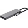 Image de Trust Dalyx 5-en-1 Multiport (USB-C, 5 ports), Station d'accueil + hub USB, Gris