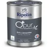 Image de Peinture O'Pur Murs, Boiseries & Radiateurs - Ripolin - 472185 - Gris Cementite - Satin Veloute - 2 L