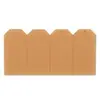 Image de Label, Étiquettes, rillprint Étiquette de marchandise, 70 x 140 mm, kraft brun en carton kraft 200 g/qm, pour
