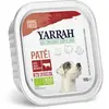 Image de 12x150g Pâté boeuf, spiruline sans céréales Yarrah - Nourriture pour chien