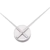 Image de Karlsson - Horloge murale design minimaliste Little Big time - Diam. 44 cm - Argenté - Little Big Time