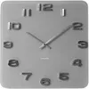 Image de Karlsson - Horloge carrée vintage en verre gris 35 cm
