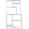 Image de Leitmotiv - Etagère en métal et verre Fushion Blanc