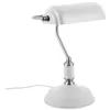 Image de Leitmotiv - Lampe de bureau design banquier - H.34cm - Blanc - Bank