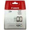 Image de Cartouches d'encre Canon Pixma PG-545 Noire + CL-546 Couleurs, Multipack (8287B006)