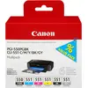 Image de Canon, Cartouche d'impression, Cli-551/Pgi-550 (C, CF, GY, M, PGBK, Y)