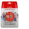 Image de Canon CLI-571 XL C/M/Y/BK Photo Value Pack - Pack de 4 - 11 ml - noir, jaune, cyan, magenta - original - réservoir d'encre/kit papiers - pour PIXMA TS5051, TS5053, TS5055, TS6050, TS6051, TS6052, TS8051, TS8052, TS9050, TS9055