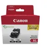 Image de Canon PGI-550PGBK XL Twin pack - Pack de 2 - 15 ml - à rendement élevé - noir - original - boîte de suspension - réservoir d'encre - pour PIXMA iP8750, iX6850, MG5550, MG5650, MG6450, MG6650, MG7150, MG7550, MX725; PIXUS MG7550