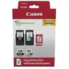 Image de Pack De 2 Cartouches D'Encre + Pack Papiers Photo - Canon - Pg-560 Noir + Cl-561 Couleur