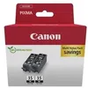 Image de Canon PGI-35BK Twin Pack - Pack de 2 - 9.3 ml - noir - original - boîte de suspension - réservoir d'encre - pour PIXMA iP100 with battery, iP110, iP110w, TR150 with Battery Pack