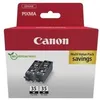 Image de Pack de 2 cartouches d'encre noir - CANON - PGI-35 - Pour PIXMA iP100/iP110/TR150