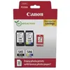Image de Canon PG-545 / CL-546 Value Pack - Pack de 2 - 8 ml - noir, couleur (cyan, magenta, jaune) - original - boîte de suspension - jeu de papier / cartouche d'encre - pour PIXMA iP2850, MG2450, MG2550, TR4550, TR4551
