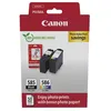 Image de Pack Cartouche d'encre Canon PG-585 et CL-586 PVP SEC + 50 feuilles papier photo GP-501 10x15cm