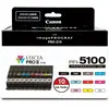 Image de Canon, Cartouche d'impression, Ink/PFI-5100 MBK/PBK/C/M/Y/PC/PM/R/GY (C, CO, GY, M, MBK, PBK, PC, PM, R, Y)