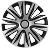 Image de AutoStyle Enjoliveurs Nardo 16 pouces ABS argent / noir lot de 4