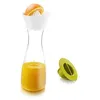 Image de Carafe avec Presse-Agrume Plastique Transparent/Vert 29 cm
