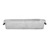 Image de Jardinière ovale en zinc - 8,1 l - gris
