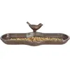Image de Bain d'oiseau en fonte - Marron - L 29,5 cm