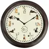 Image de Horloge Murale avec Sons de Chiens