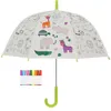 Image de Kids In The Garden - Parapluie enfant à colorier 70 cm Animaux de la jungle