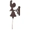 Image de Cloche de porte en fonte Coq