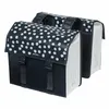 Image de Sacoche arriere velo urban load double basil impermeable noir-blanc reflective 48-53l (41x18x46cm) waterproof
