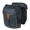 Image de Basil sac à vélo double Miles 34 litres PVC noir/orange