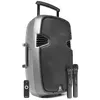 Image de Vonyx SPJ-PA915 Enceinte Sono Portable avec Micros sans Fil -