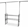 Image de Vonyx DJ Booth Stand DB7 Noir, Meuble DJ, Noir