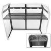 Image de Vonyx DB3 Pro Stand DJ Dépliable 4 Panneaux avec Sacoches de Transport - 150 cm