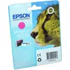 Image de Epson, Cartouche d'impression, T0713 Encre Guépard, résistante aux taches et à l'eau (Singlepack) magenta (M)