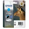 Image de Epson T1302 - 10.1 ml - cyan - original - blister - cartouche d'encre - pour Stylus Office BX630, BX635, BX935; WorkForce WF-3010, 3520, 3530, 3540, 7015, 7515, 7525