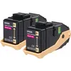 Image de Epson Double Pack - Pack de 2 - magenta - original - cartouche de toner - pour Epson AL-C9500DN; AcuLaser C9300D2TN, C9300D3TNC, C9300DN, C9300DTN, C9300N, C9300TN