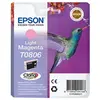 Image de Epson, Cartouche d'impression, T0806 - Magenta clair - Original - Blister avec signal d'alarme RF/acoustique (M)