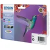 Image de Epson T0807 Multipack - Pack de 6 - 44.4 ml - noir, jaune, cyan, magenta, magenta clair, cyan clair - original - blister - cartouche d'encre - pour Stylus Photo P50, PX650, PX660, PX700, PX710, PX720, PX730, PX800, PX810, PX820, PX830